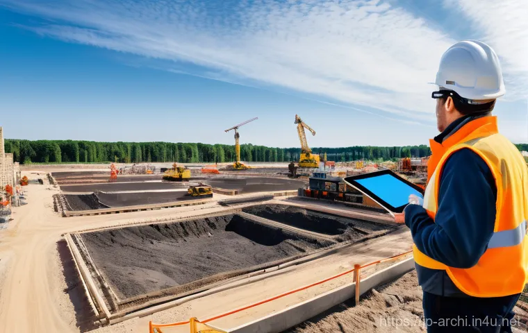 건축 실무에서의 자기 계발 사례 분석 - A diverse team of male and female architects and construction engineers, dressed in smart casual bus...