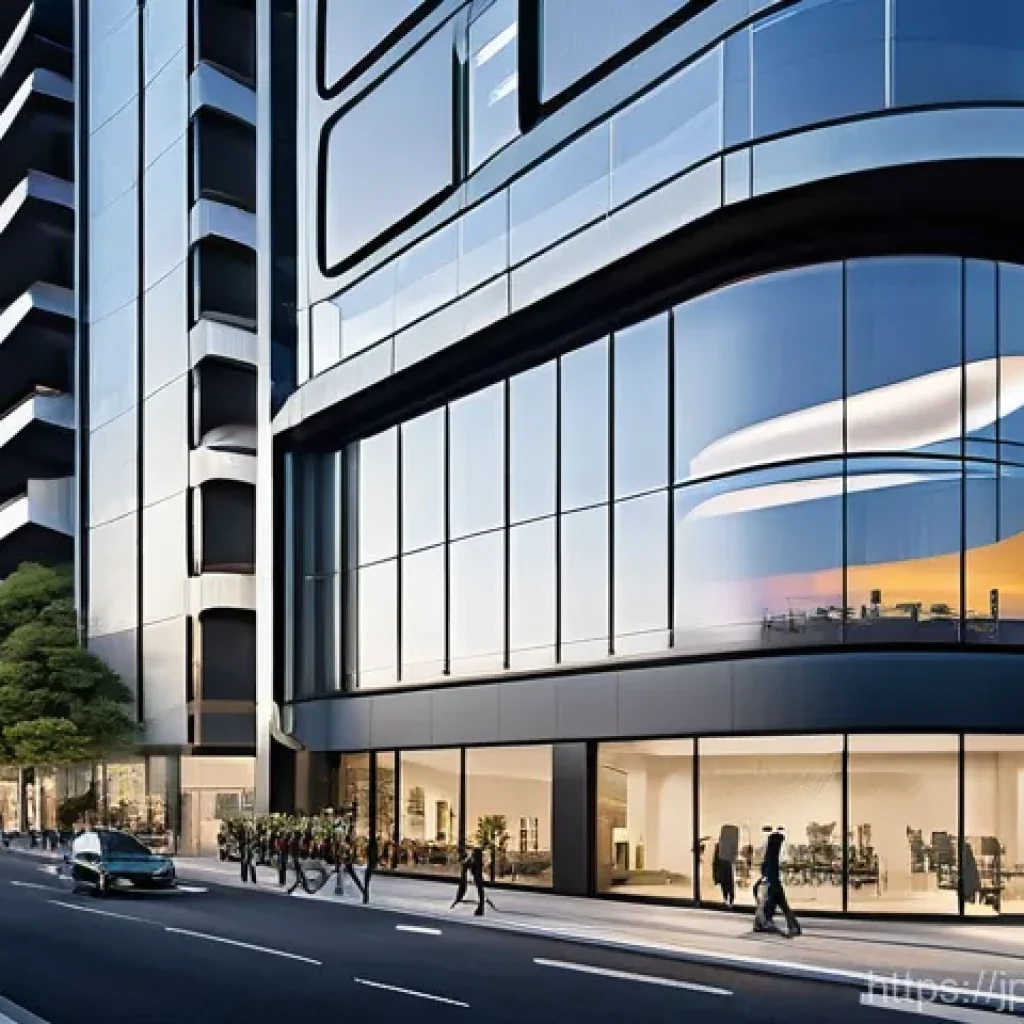 건축 구조 이해하기 - **Japanese High-Rise with Advanced Seismic Technology**
    A highly detailed, photorealistic image ...