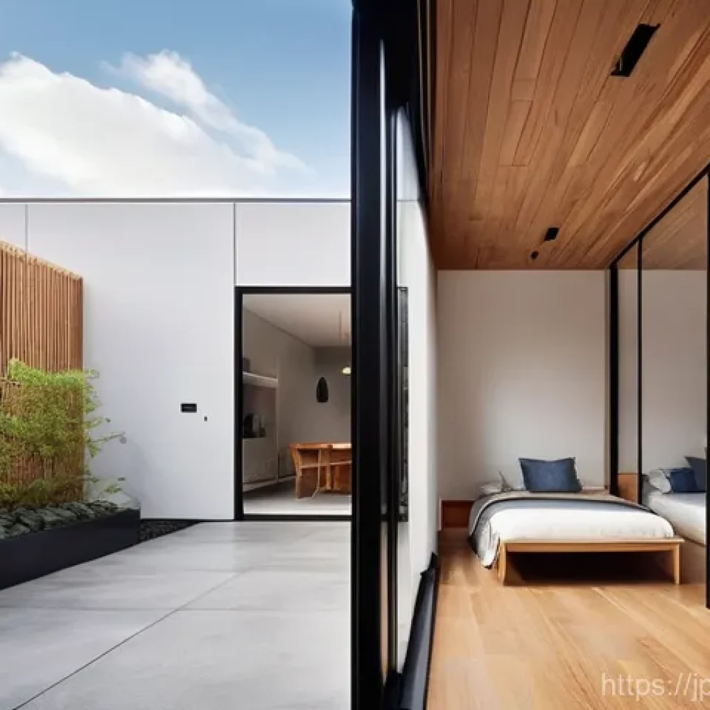 건축가의 창의적 문제 해결 능력 - **Prompt 1: Urban Light Oasis**
A sophisticated, modern narrow urban house nestled between talle...