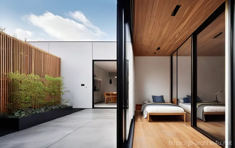 건축가의 창의적 문제 해결 능력 - **Prompt 1: Urban Light Oasis**
    A sophisticated, modern narrow urban house nestled between talle...