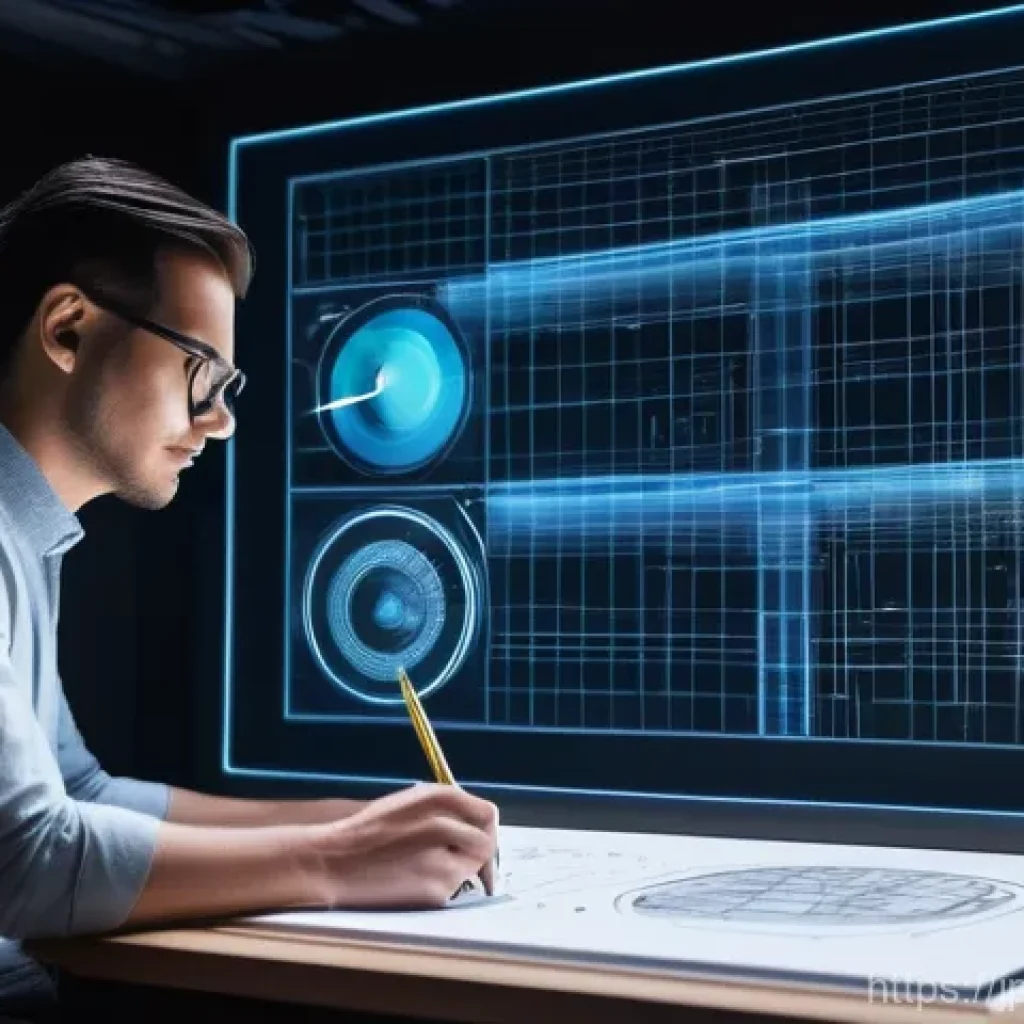 건축학도 취업 준비 가이드 - **Prompt 1: AI-Powered Architectural Design Collaboration**
"A bright, futuristic architectural ...