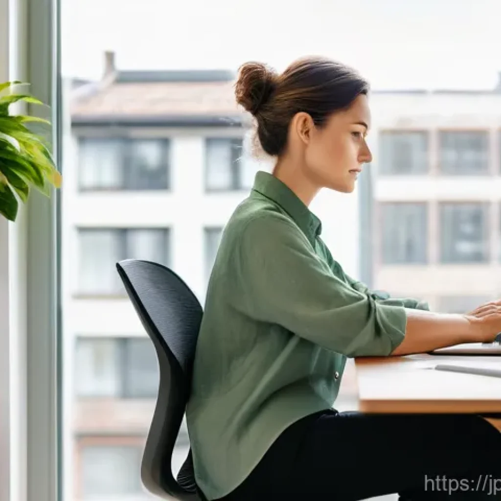 건축가로서의 직업 만족도 높이는 법 - **Prompt 1: Modern Architect's Flexible Workflow**
A bright and airy image of a female architect...